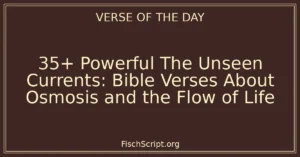 35+ Powerful The Unseen Currents: Bible Verses About Osmosis and the Flow of Life