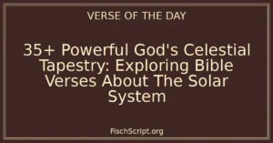 35+ Powerful God's Celestial Tapestry: Exploring Bible Verses About The Solar System